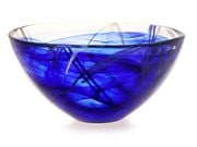 Kosta Boda - Contrast Bowl Medium Blue 23cm