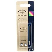 Parker - Quink Fountain Pen Cartridge Blue Black Set 5pce