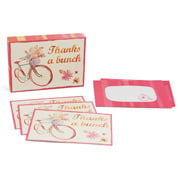 Galison - Notecards Thank You Bicycle Set of 12