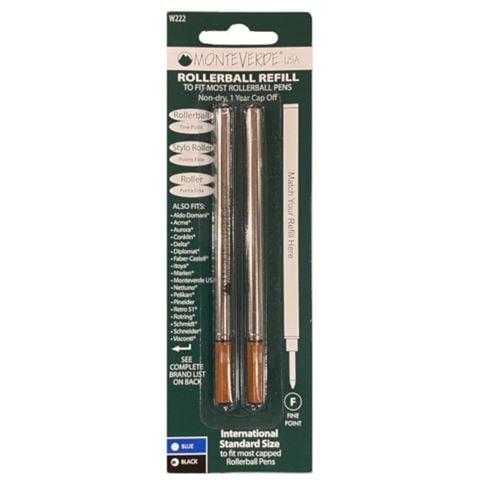 Monteverde - S/S Ceramic R/B Refill Black