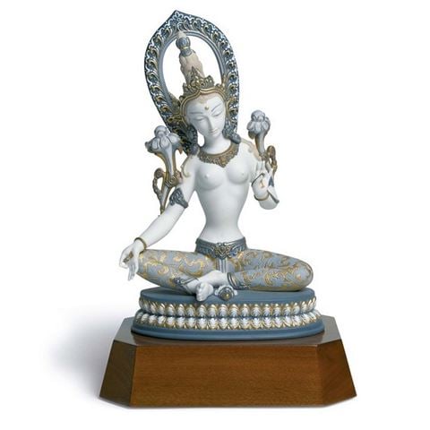 Lladro White Tara Figurine - Peter's of Kensington