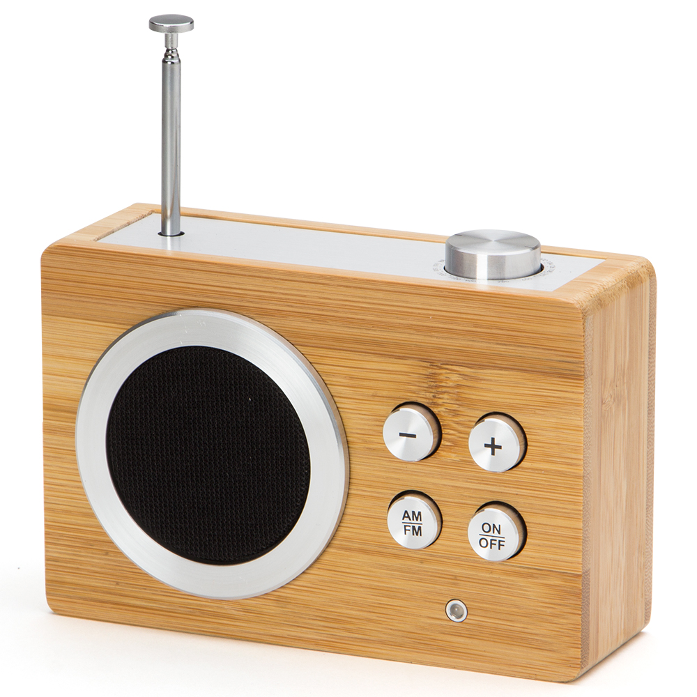 Lexon Mini Dolmen Bamboo Radio