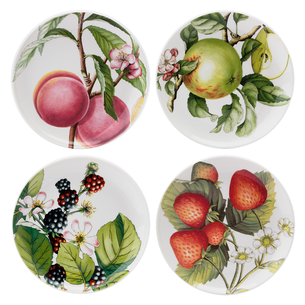 Portmeirion - Eden Fruits Entree Plate Set 4pce