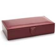 Redd Leather - Leather Jewellery Box Large Burgundy