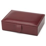 Redd Leather - Leather Jewellery Box Small Burgundy