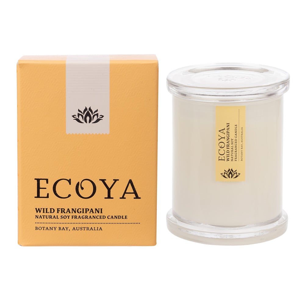 Ecoya Mini Wild Frangipani Metro Jar Candle