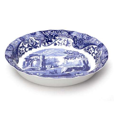 Spode Blue Italian Pie Dish - Peter's of Kensington