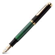 Pelikan - 1000 Fountain Pen Medium Nib Black & Green