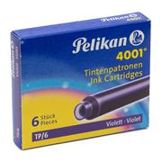 Pelikan - 4001 Ink Cartridge Set 6pce Violet