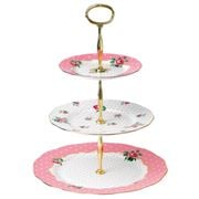 Royal Albert - Cheeky Pink Triple Tiered Cake Stand
