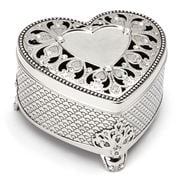 Whitehill - Vintage Heart-Shaped Jewellery Box