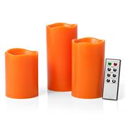RSC - 3D Moving Flame Candle Orange Blossom Set 3pce