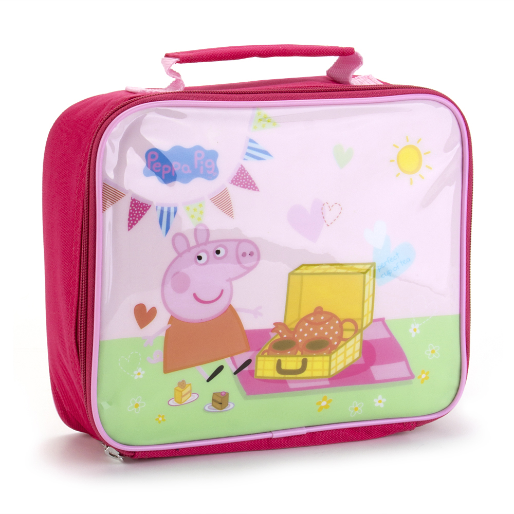 peppa pig school bag and lunch box