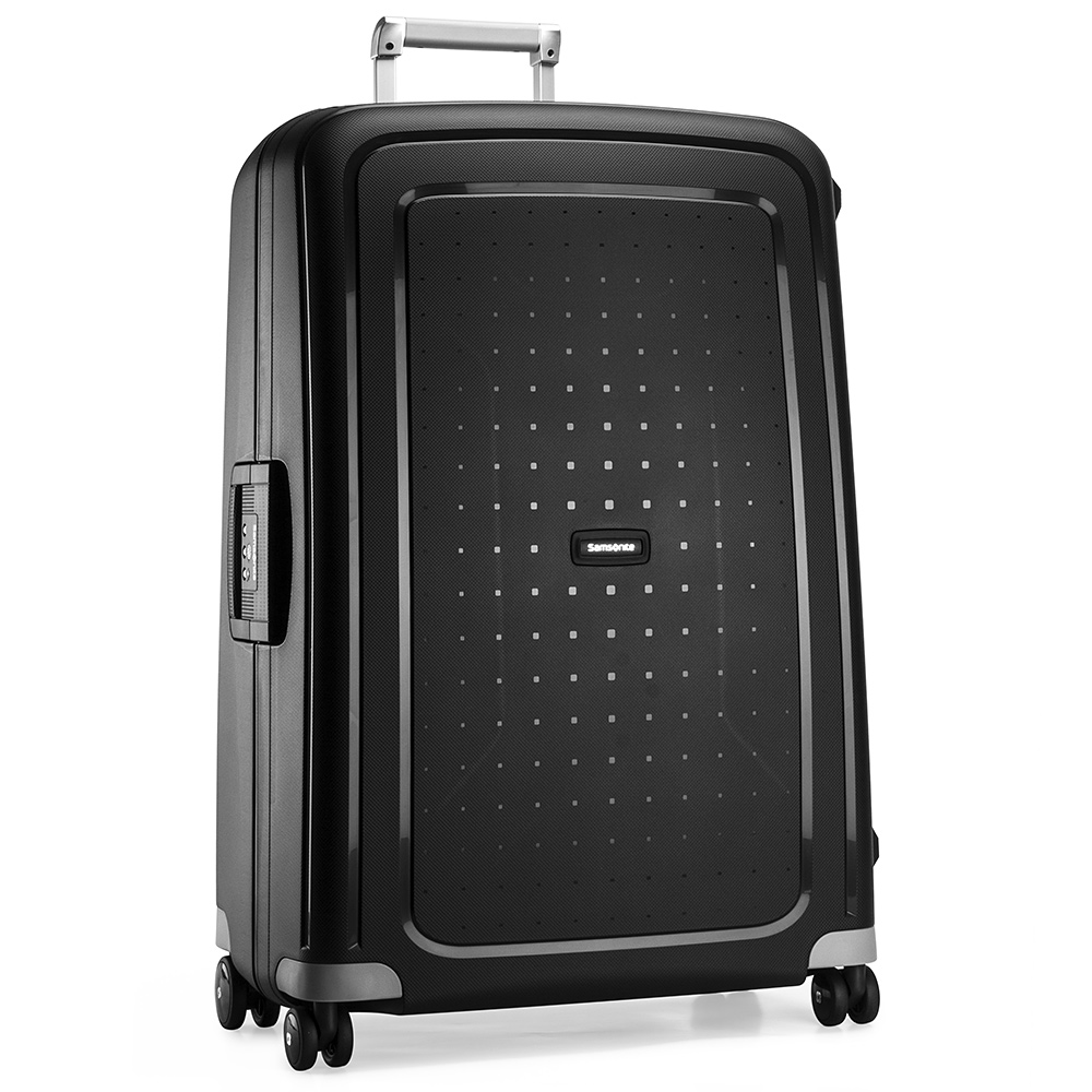 Samsonite S'cure Black Spinner Case 75cm Peter's of Kensington