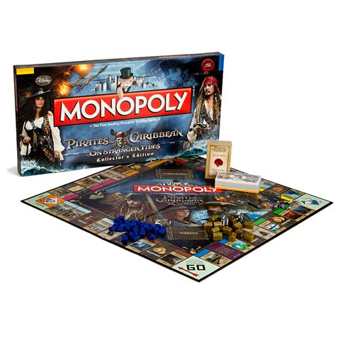 Monopoly Pirates of the 2024 Caribbean Board Game Trilogy Edition