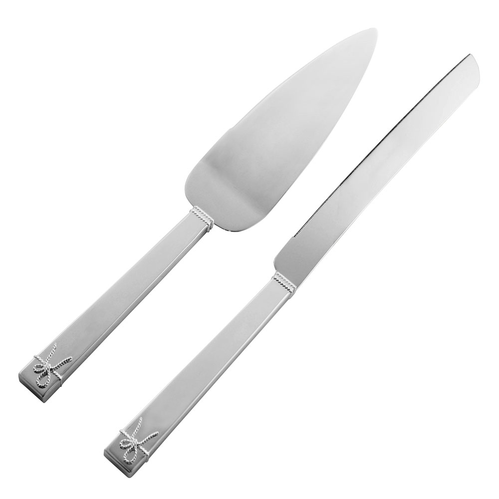 NEW Wedgwood Vera Wang Love Knots Cake Knife & Trowel Set eBay