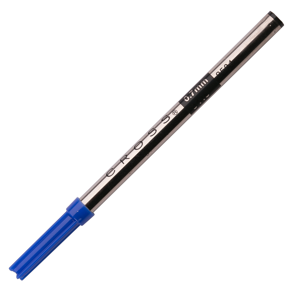 Refillable liquid ink roller ball plastic writing pen 0.5mm needle tip