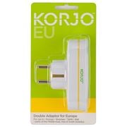 Korjo - European Double Adaptor Plug
