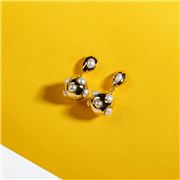 Bowerhaus - Gilded Pearl Drop Earrings
